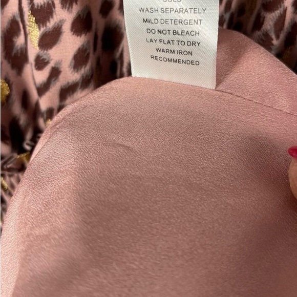 Joy Joy animal print midi dress. Retails for $232. Size large. Gorgeous. - Picture 6 of 7